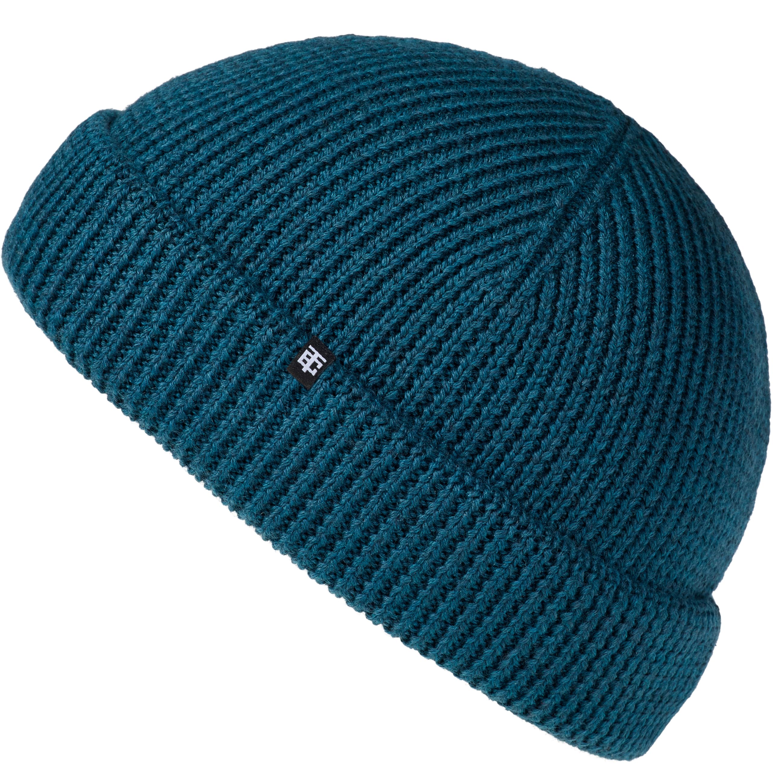 Enter The Complex Men's Petrol Enter The Complex® Fisherman Beanie 100% Merino Wool Trawler Hat Troyer Ribbed Knit Wo One Size