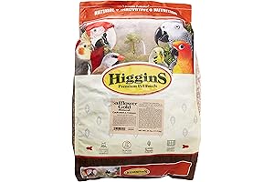 Higgins Safflower Gold Natural Food For Conure/Cockatiel
