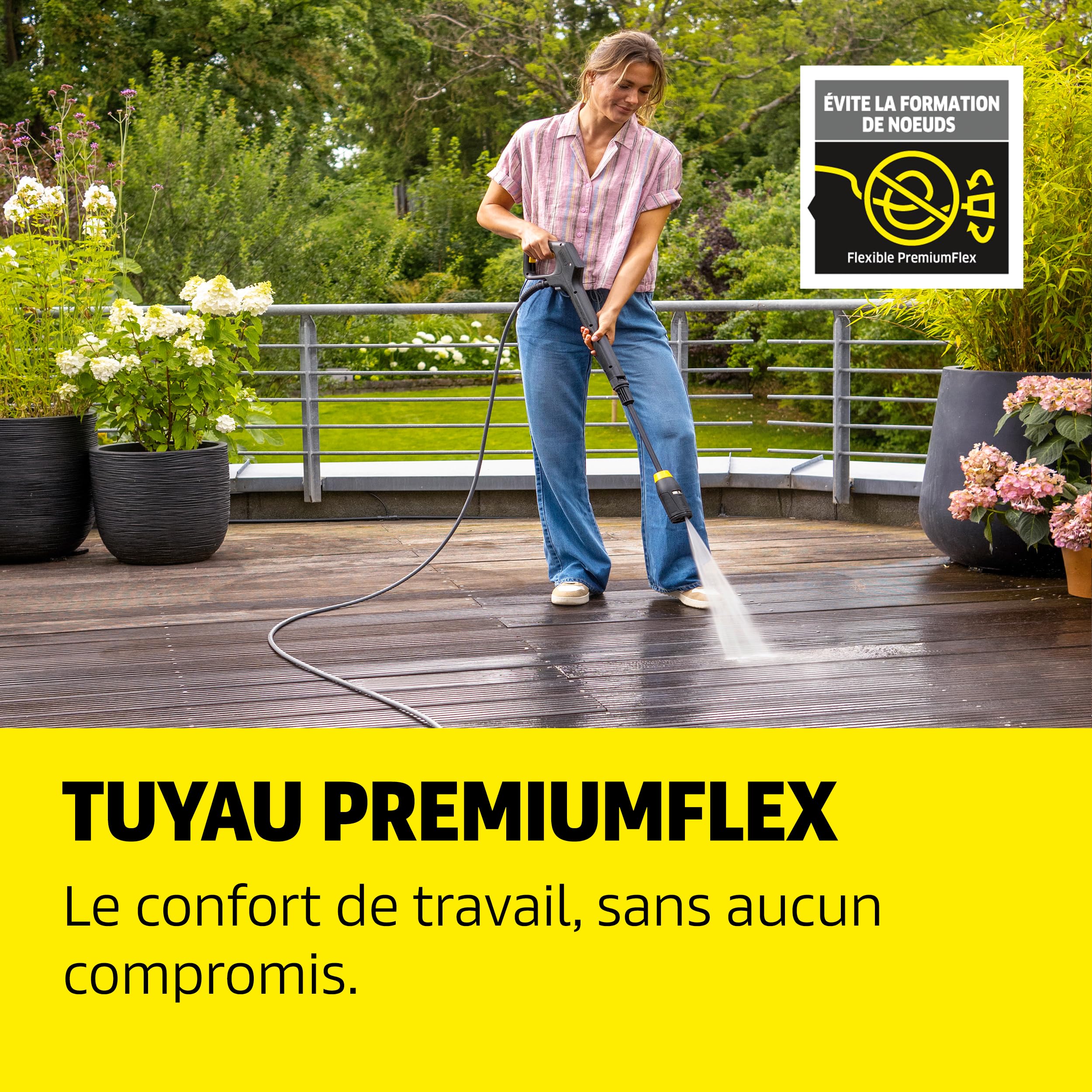 Kärcher Nettoyeur Haute Pression K 5 Comfort Premium Home, Pression : 145 Bar, débit : 500 l/h, Surface : 40 m²/h, Tuyau Haute Pression Extra Flexible, Enrouleur de Tuyau, Multi Jet 4 en 1, Home Kit