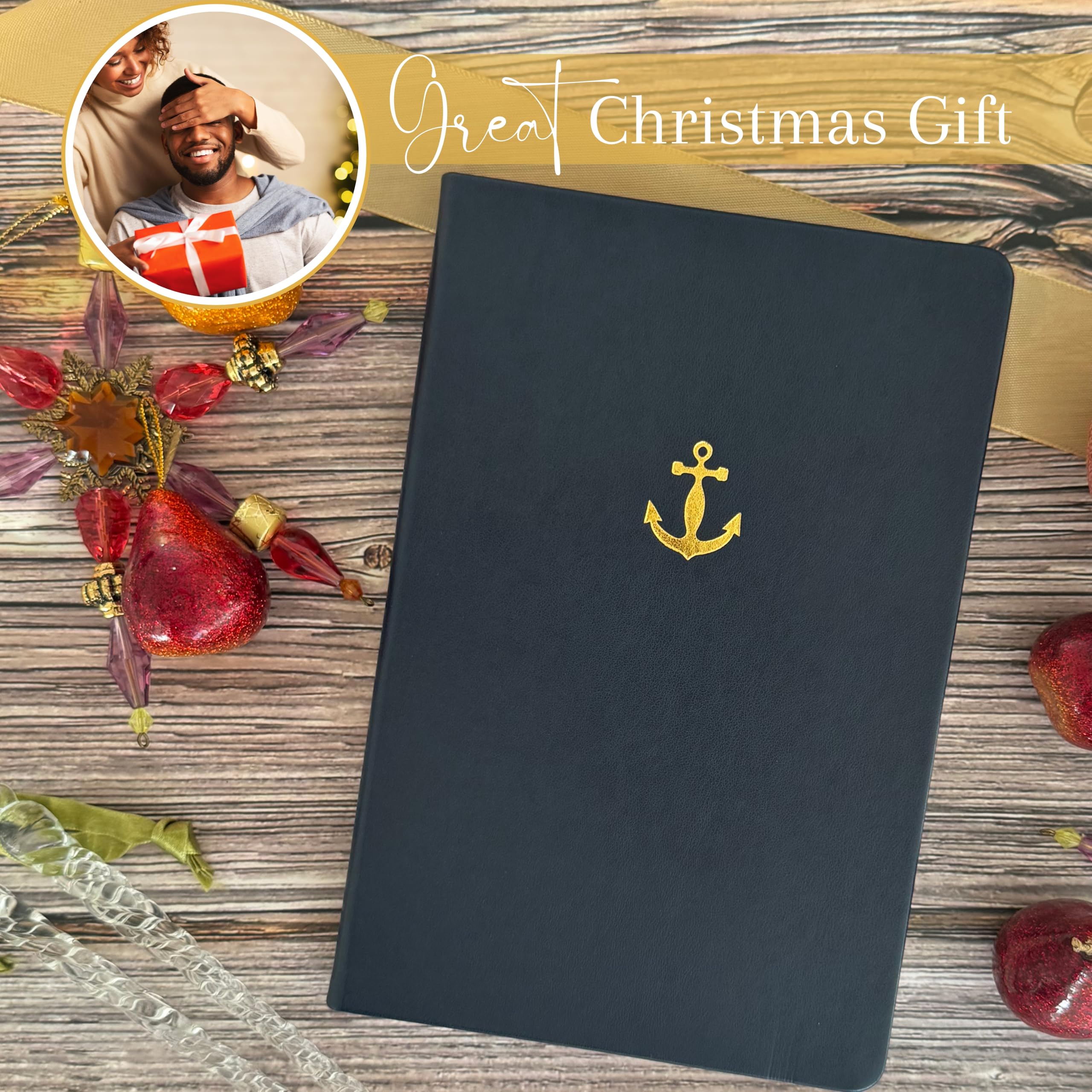 SETTINI Lined Journal, A5 Vegan Leather Notebook, 192 Archival-Quality Pages, QuillEase Bleed-Free Paper - Image 2
