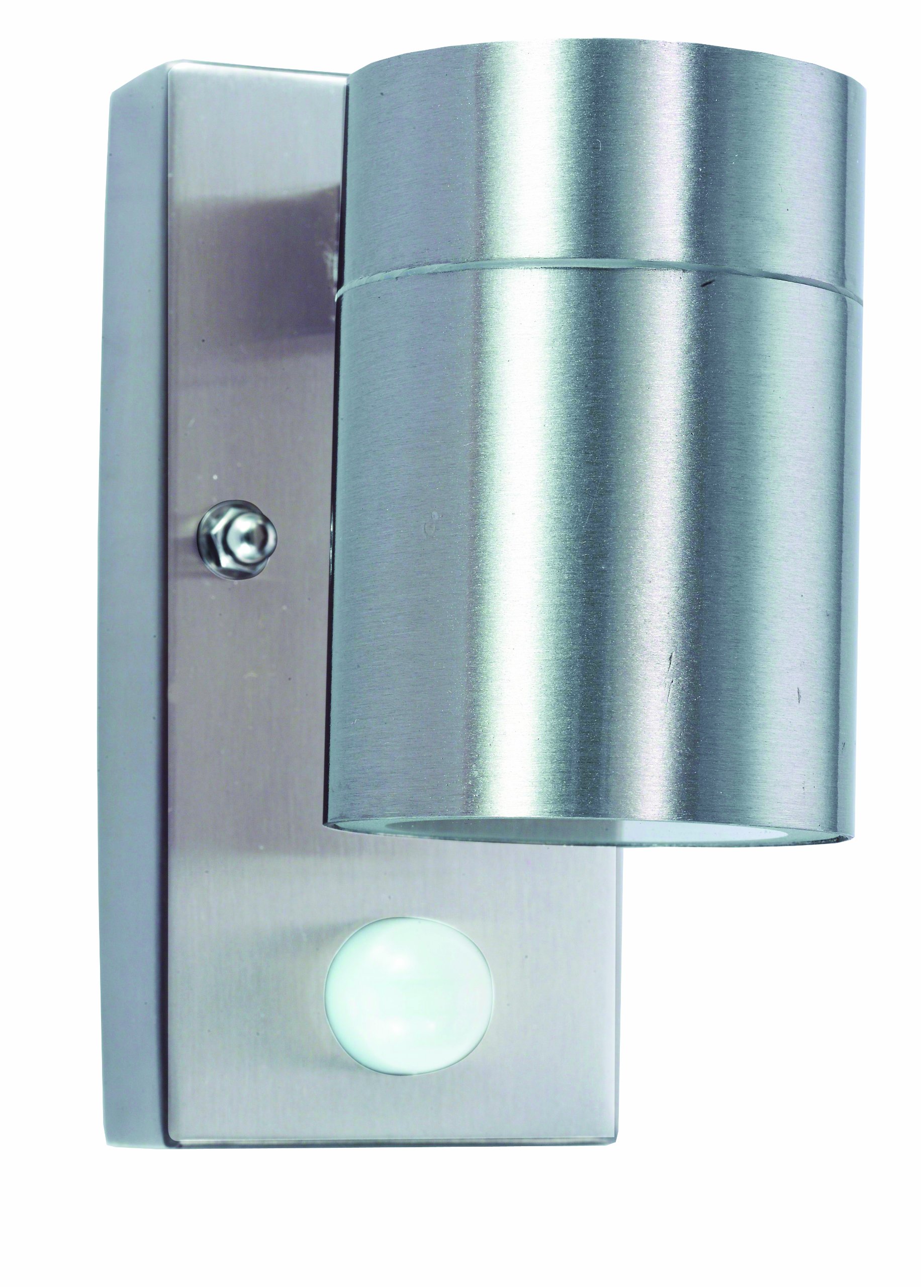 TP24 Low Energy Utah LED Outdoor light fitting in Stainless Steel Finish with PIR sensor