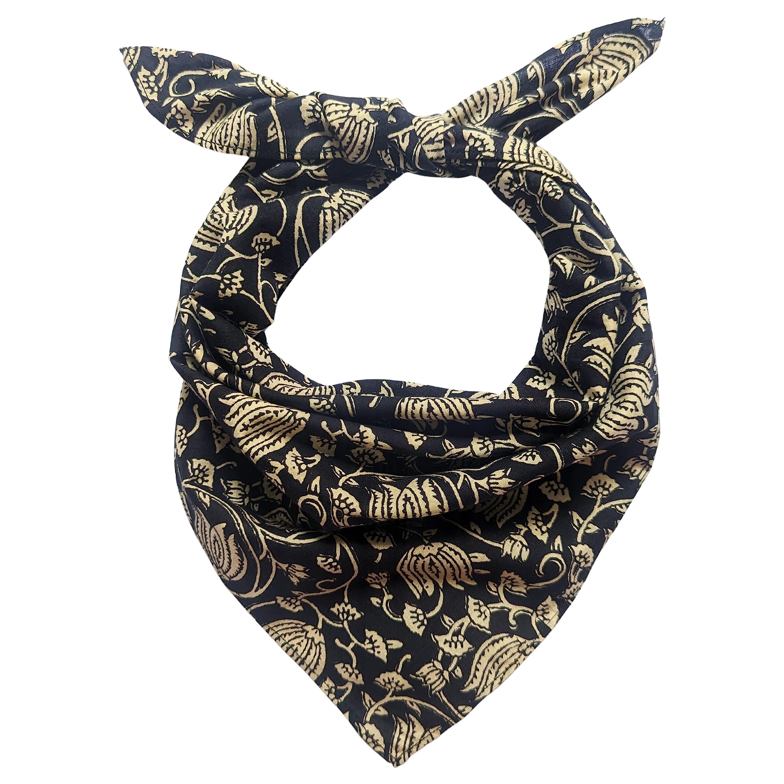 AVKA Studio100% Cotton Bandanas/Handkerchief for Women, 20X20 In, 2 pack