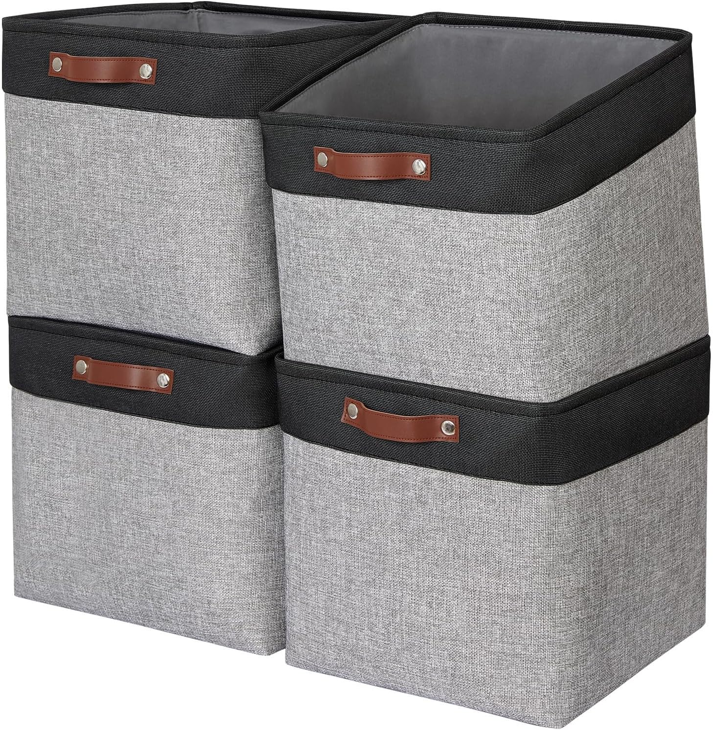 Pulnimus Cube Storage Bins Large Organizer Baskets
