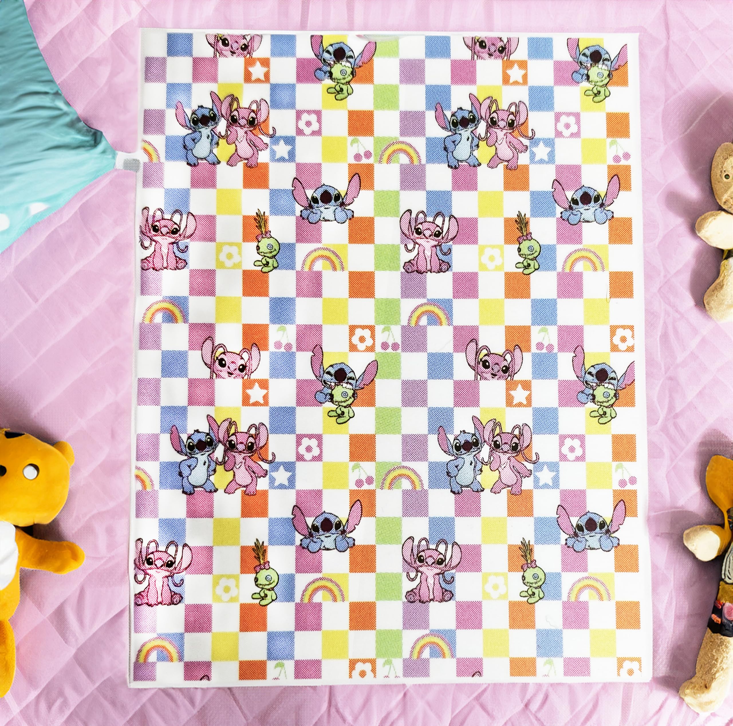 License Stitch Überwurf Primark, weiches Fleece, 120 x 150 cm