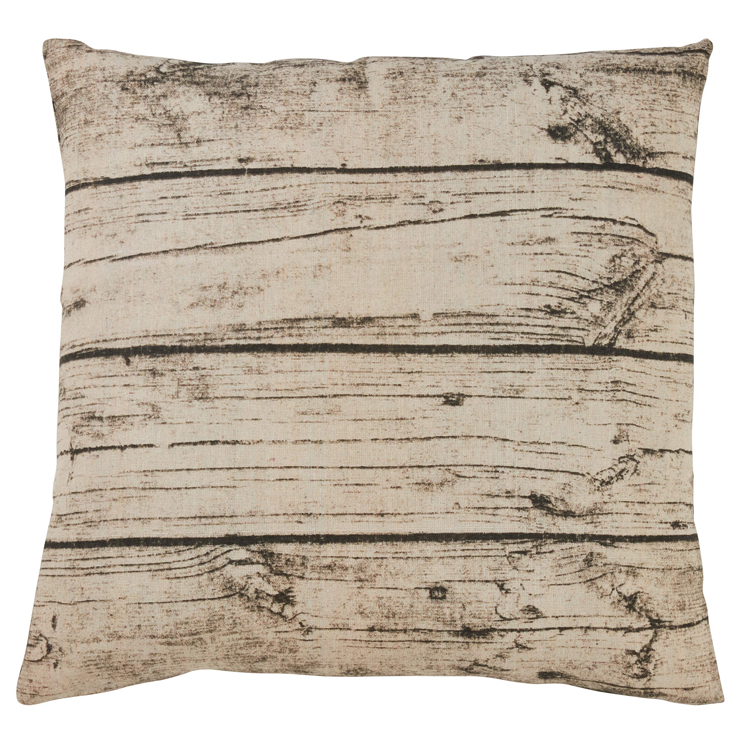 SARO LIFESTYLE Printed Wood Throw Pillow Cover