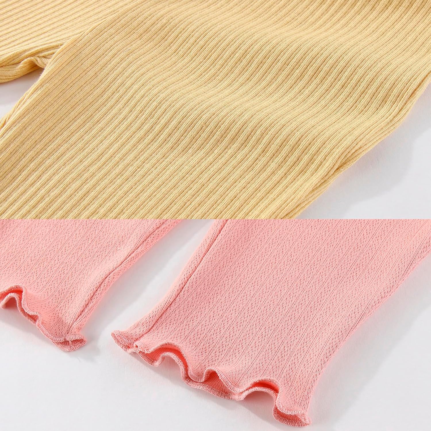 Newborn Baby Layette Gift Set 10-Piece Baby Boy Girl Short Sleeve Bodysuits with Pants Infant Outfit Essentials - Image 7