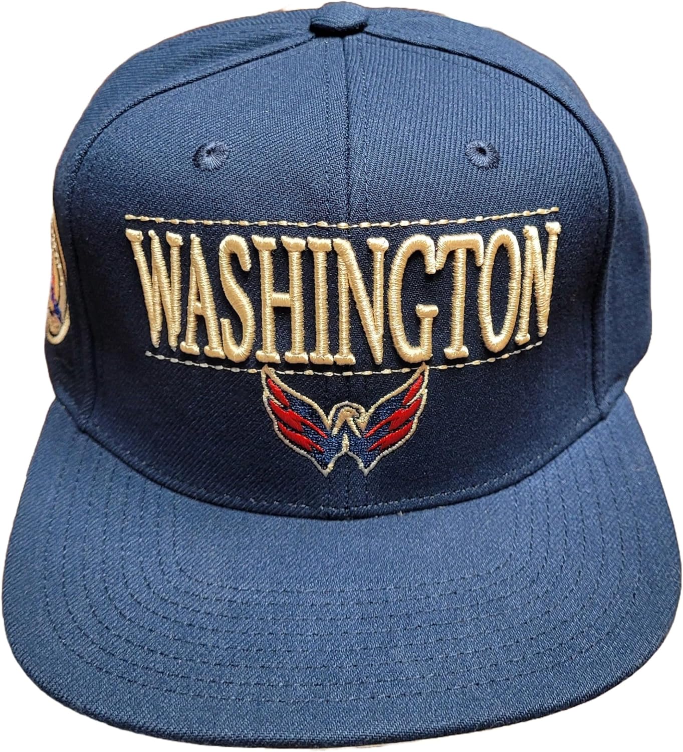 Mitchell & Ness NHL Washington Capitals The City Snapback Hat Cap Navy - Image 2
