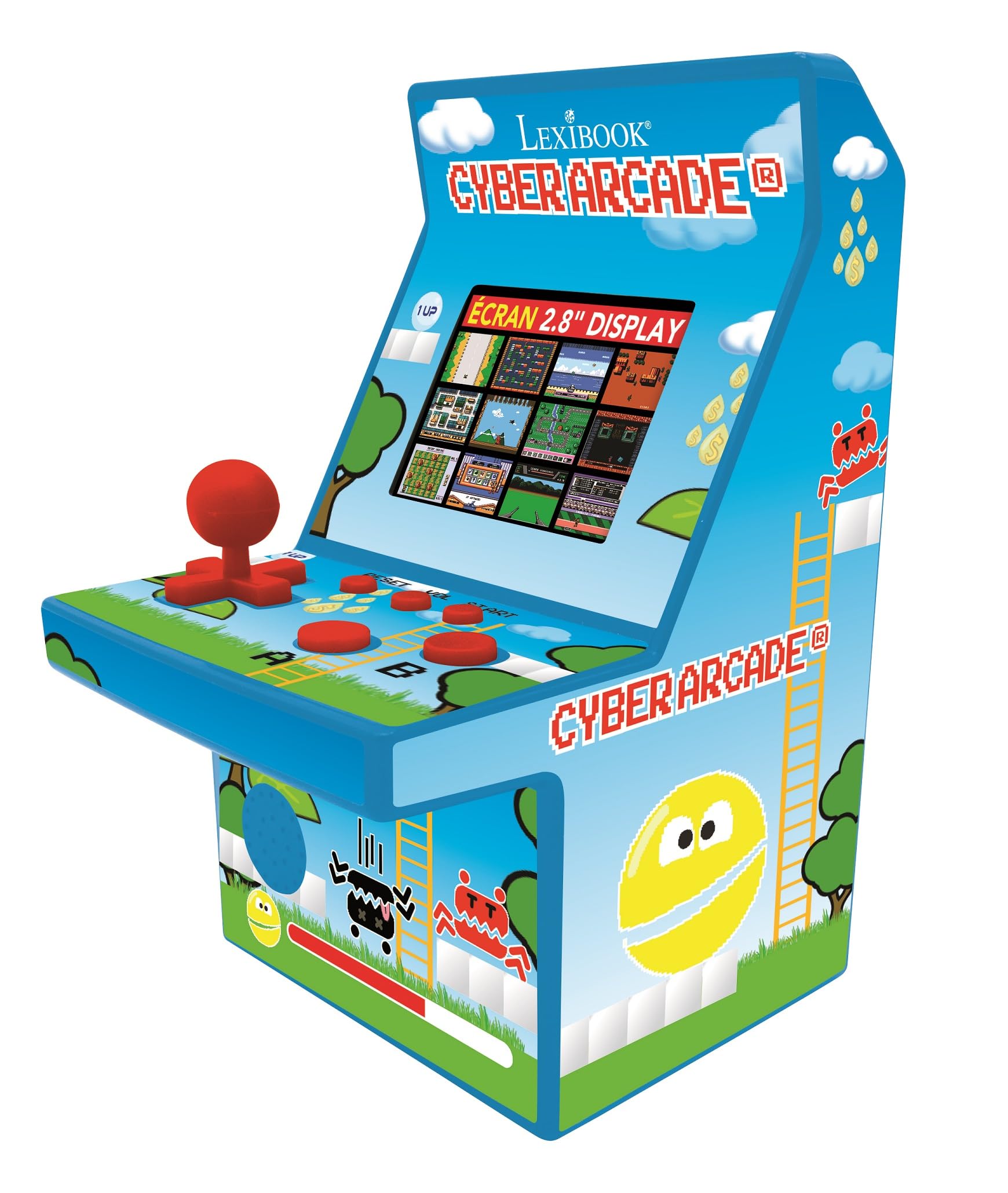 Lexibook Console di Gioco retrò Cyber Arcade® 200 Giochi JL2940LXB
