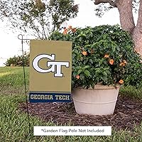 Vista 6 de Bandera de jardín Georgia Tech Yellow Jackets GT Institute of Technology Banner 100% poliéster (diseño B)