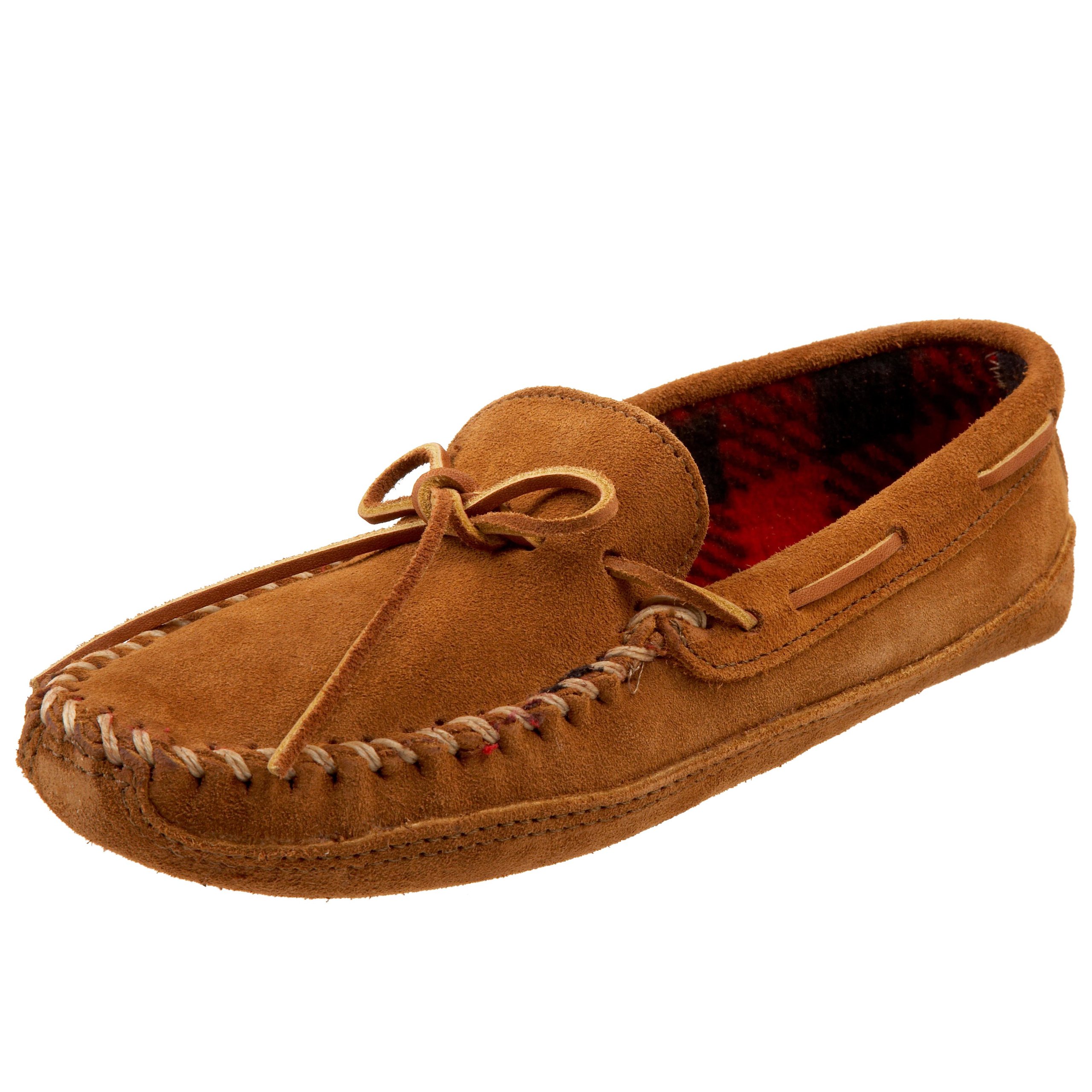 minnetonka double bottom fleece moccasin