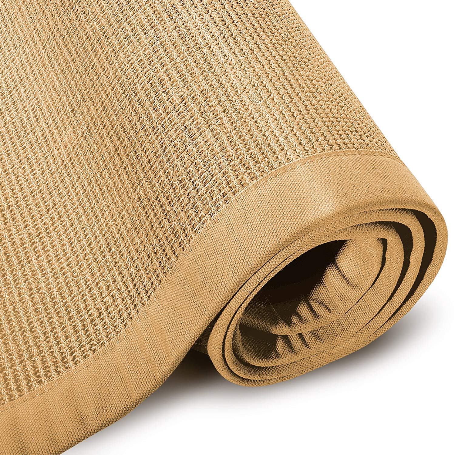 Floordirekt Kratzmatte | Sisal Kratzteppich | 70x130 cm | Farbe: Natur | Naturfaser: nachhaltig und umweltfreundlich | Kratzmatte für die Krallenpflege Ihrer Katze