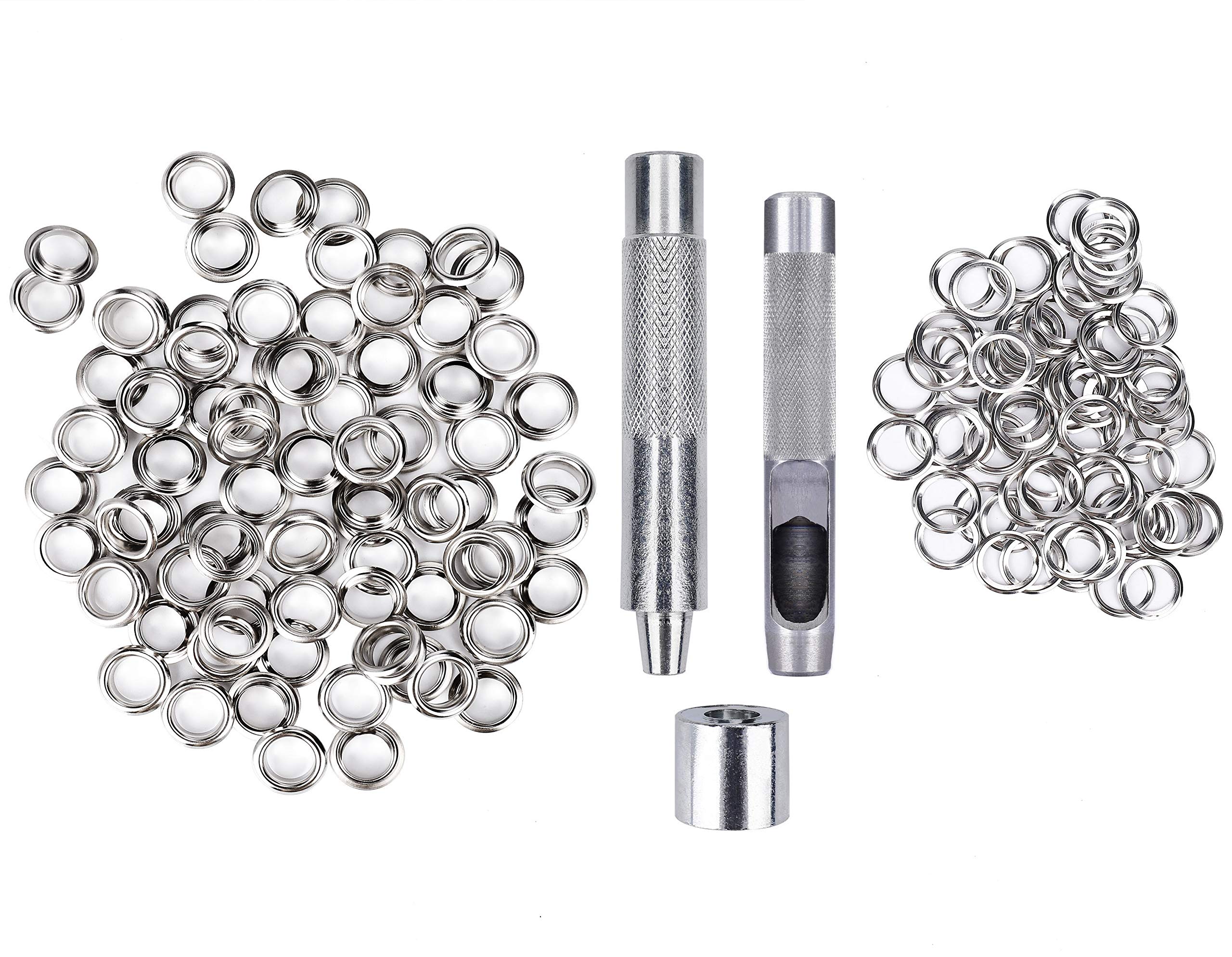 Kit Occhielli Per Teloni E Tende - 120 Pezzi Da 10mm Con Attrezzo - Foto 4