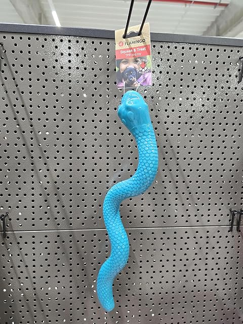 Foto 5 de 5 de Flamingo Juguete para Perros Sneaky Snake - 42x10.5x5 cm - Turquesa