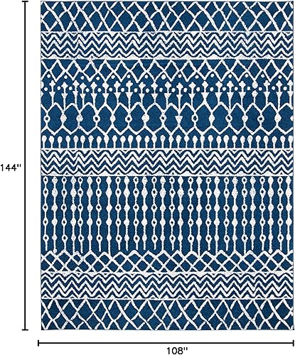 Miniatura 48 de SAFAVIEH - Alfombra de la colección Tulum, modelo TUL270C, diseño marroquí bohemio desgastado, no suelta pelusa y fácil de limpiar, ideal para sala