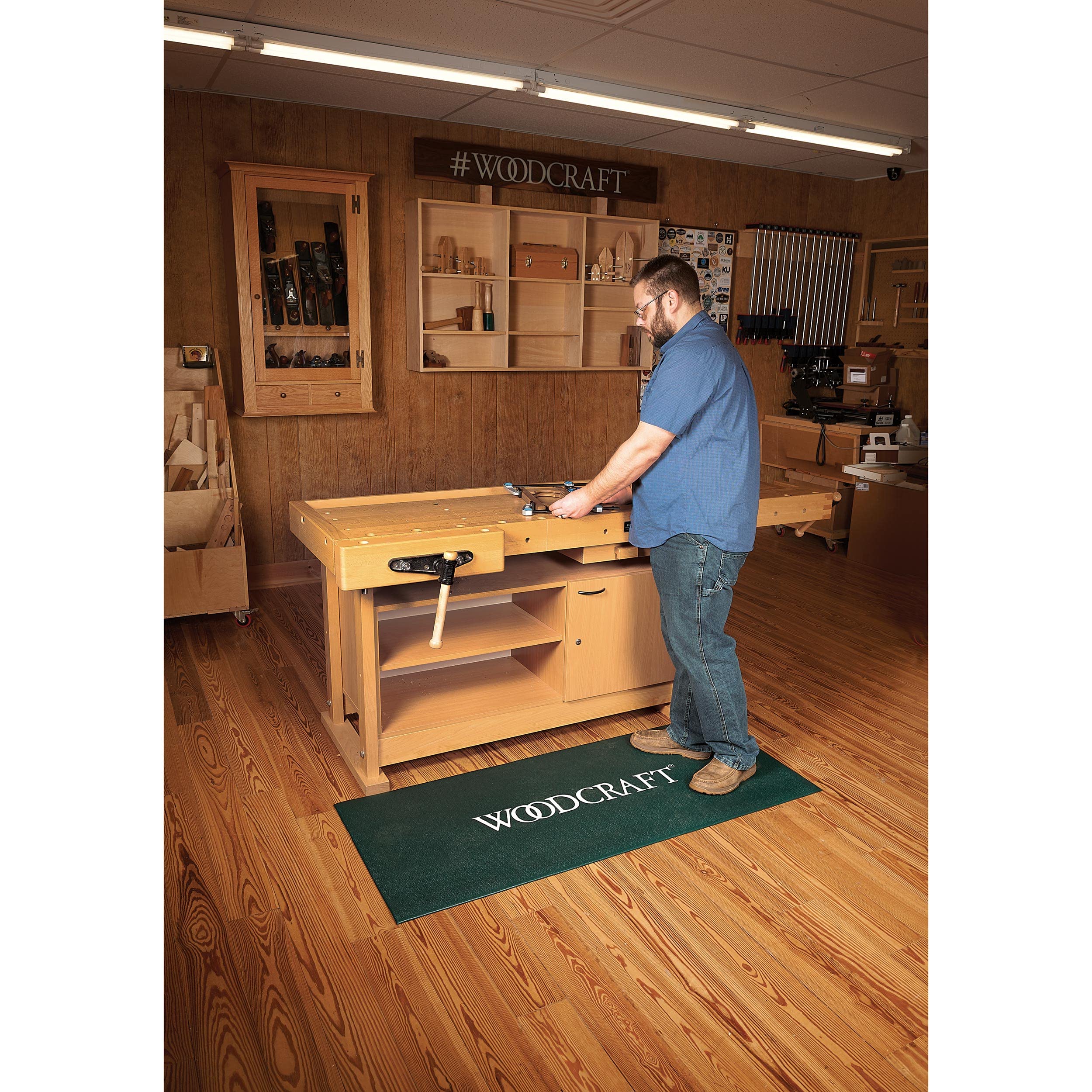Woodcraft Anti-Fatigue Floor Mat - 2' x 5'