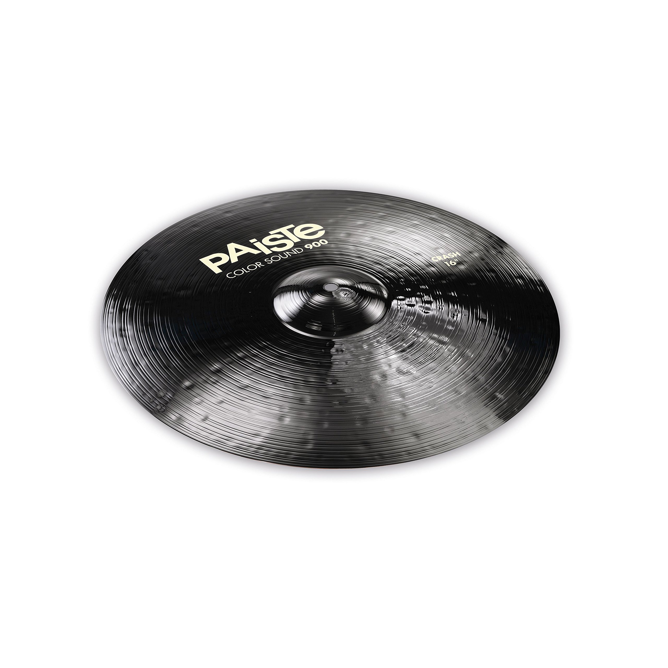 Amazon.com: Paiste 16 Inches Color Sound 900 Black Crash Cymbal