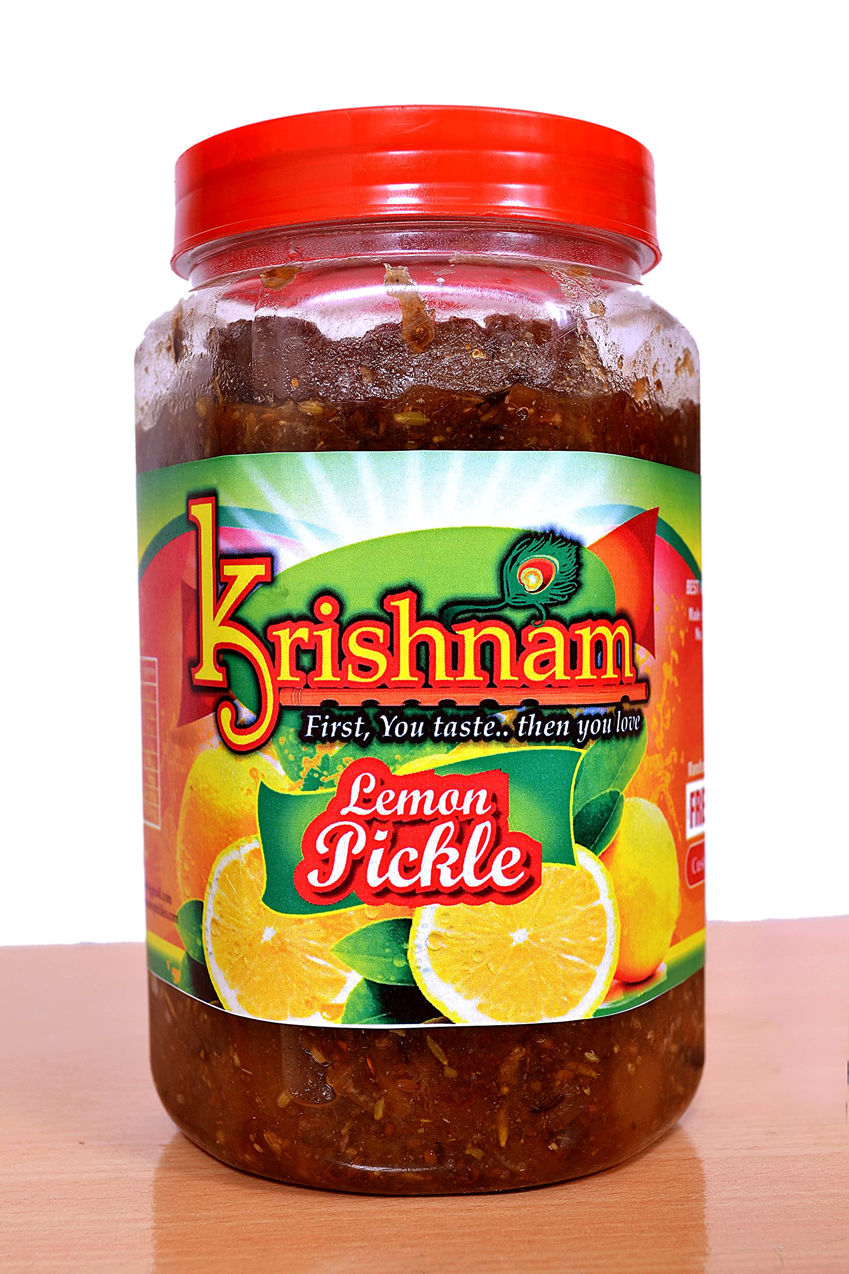 Buy Krishnam Rajasthani Homemade Lemon Pickle 1 KG, Desi Swad Ghar Ka