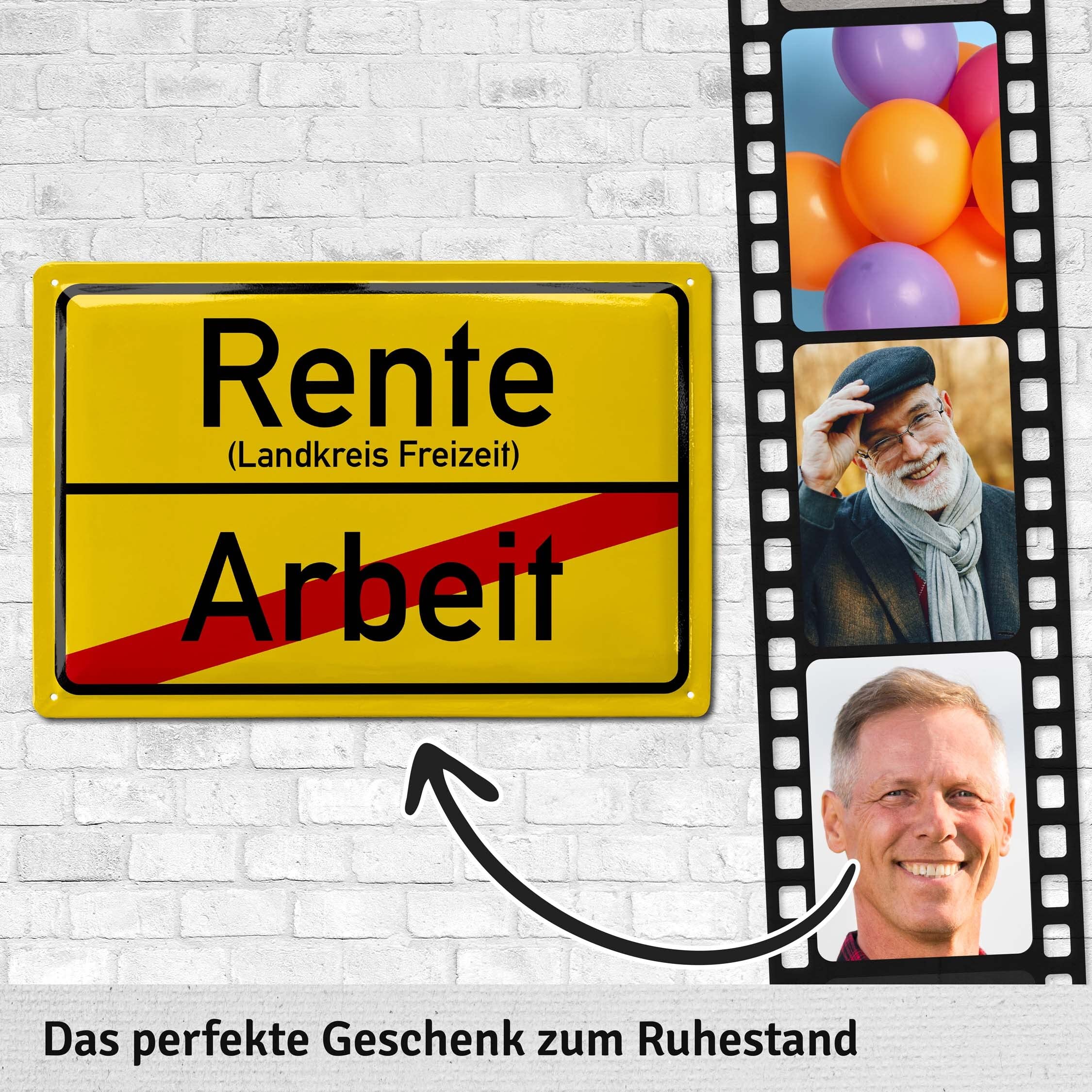 LANOLU Retro metalen bord pensioen cadeau voor gepensioneerden, grappig decoratie voor pensionering, 20 x 30 cm