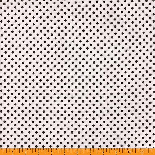 Miniatura 4 de Franela PRT Polka Dot, corte negroblanco por The Yard