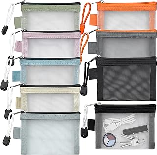 Aswewamt 9 mini bolsas de malla con cremaller...