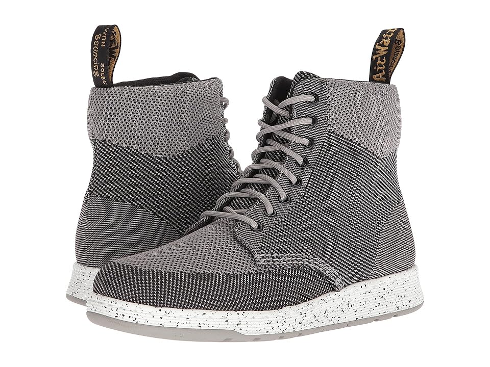 

Dr. Martens Rigal Knit (Mid Grey/Black Knit) Lace up casual Shoes