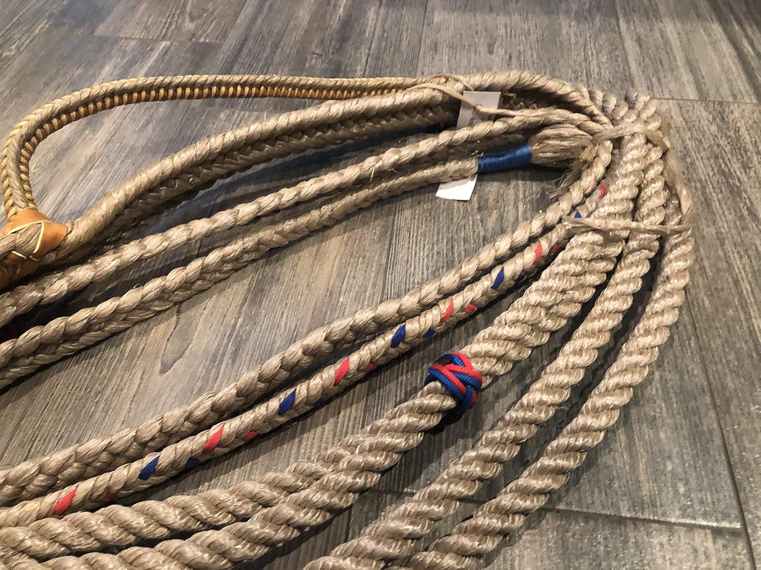 EPT Bull Rope Tan Poly Pro 9x5 LH 7/8" x 1" Soft 16' Bull Riding Rope
