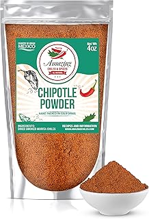 Sponsored Ad - Chipotle Chili Powder Seasoning 4oz – Natural and Premium. Great For Meats, Grilling Rubs, Sauces, Salsa. M...