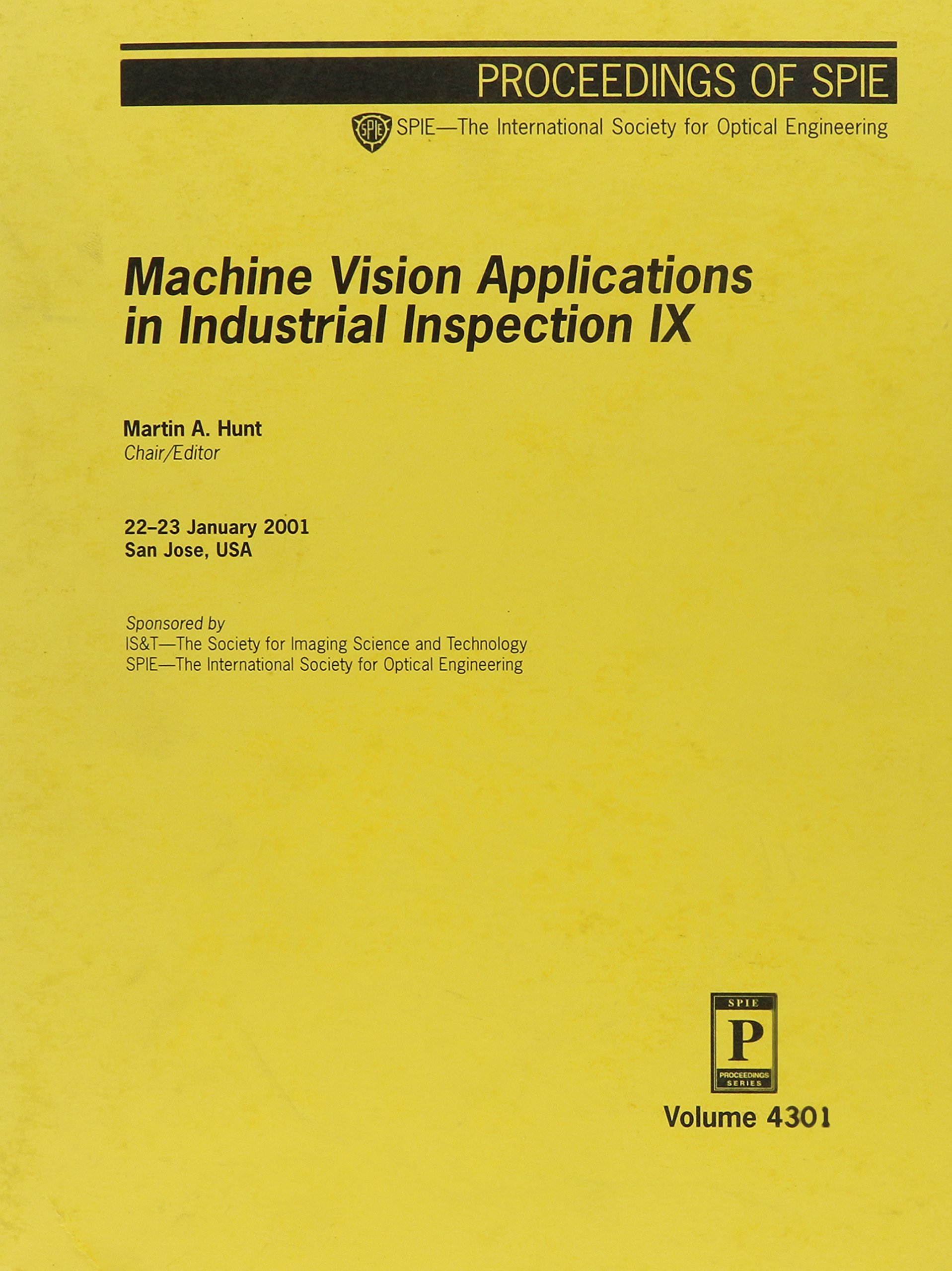 Machine Vision Appltcn In Ind Inspection Ix
