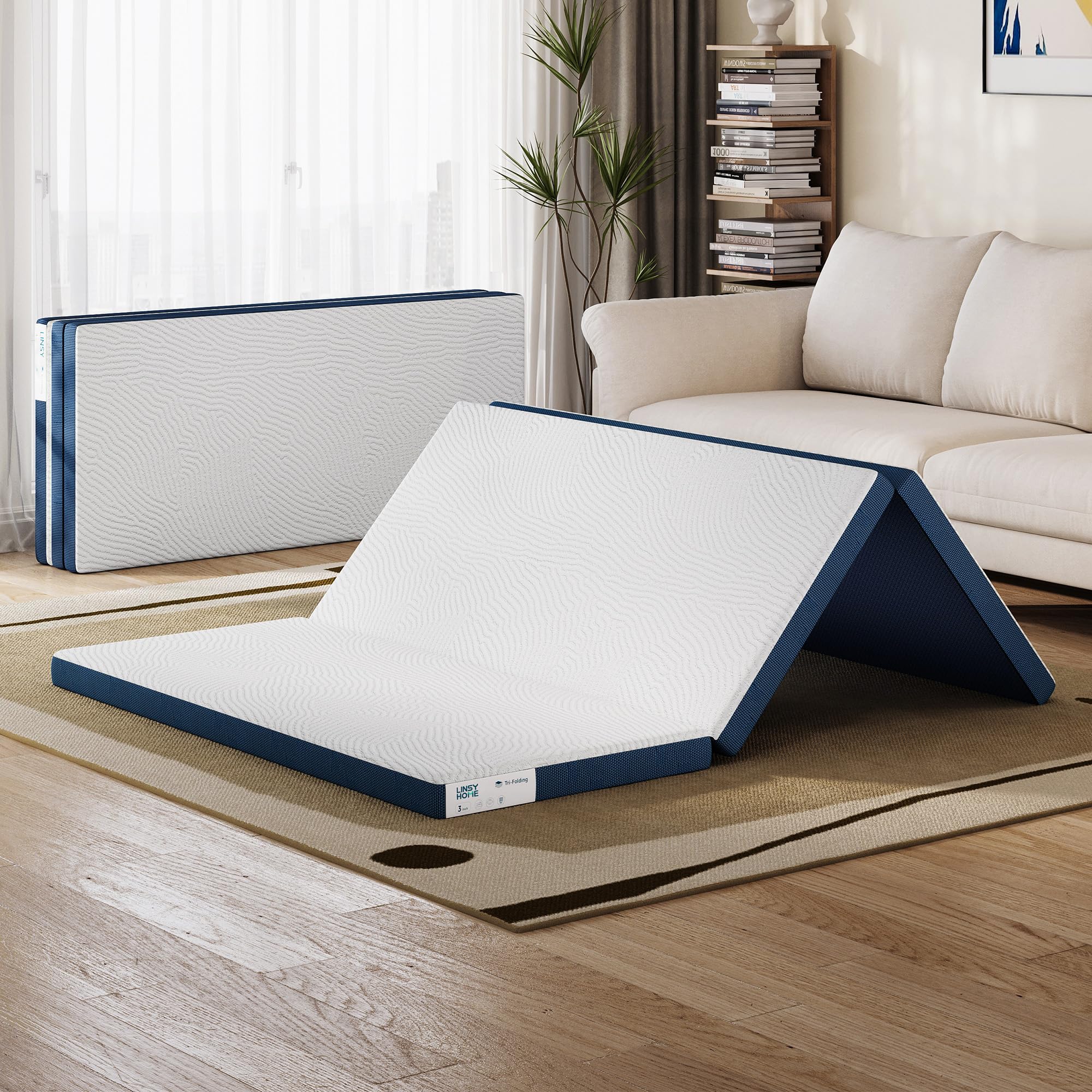 LINSY HOME Matras Topper geltopper 160x200cm, 7,5cm hoogte