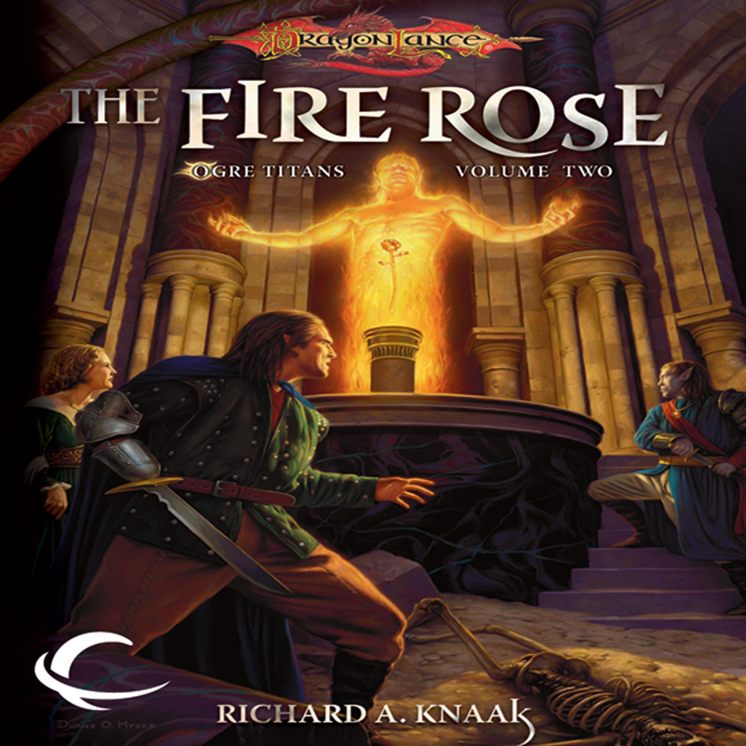 Cover art for The Fire Rose: Dragonlance: Ogre Titans, Book 2