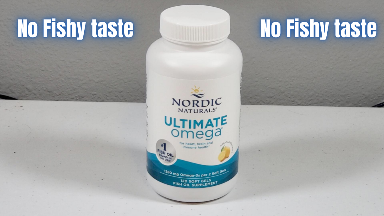 Nordic Naturals Ultimate Omega, Lemon Flavor - 120 Soft Gels - 1280 mg Omega-3 - High-Potency Fish Oil Supplement with EPA & DHA - Promotes Brain & Heart Health - Non-GMO - 60 Servings