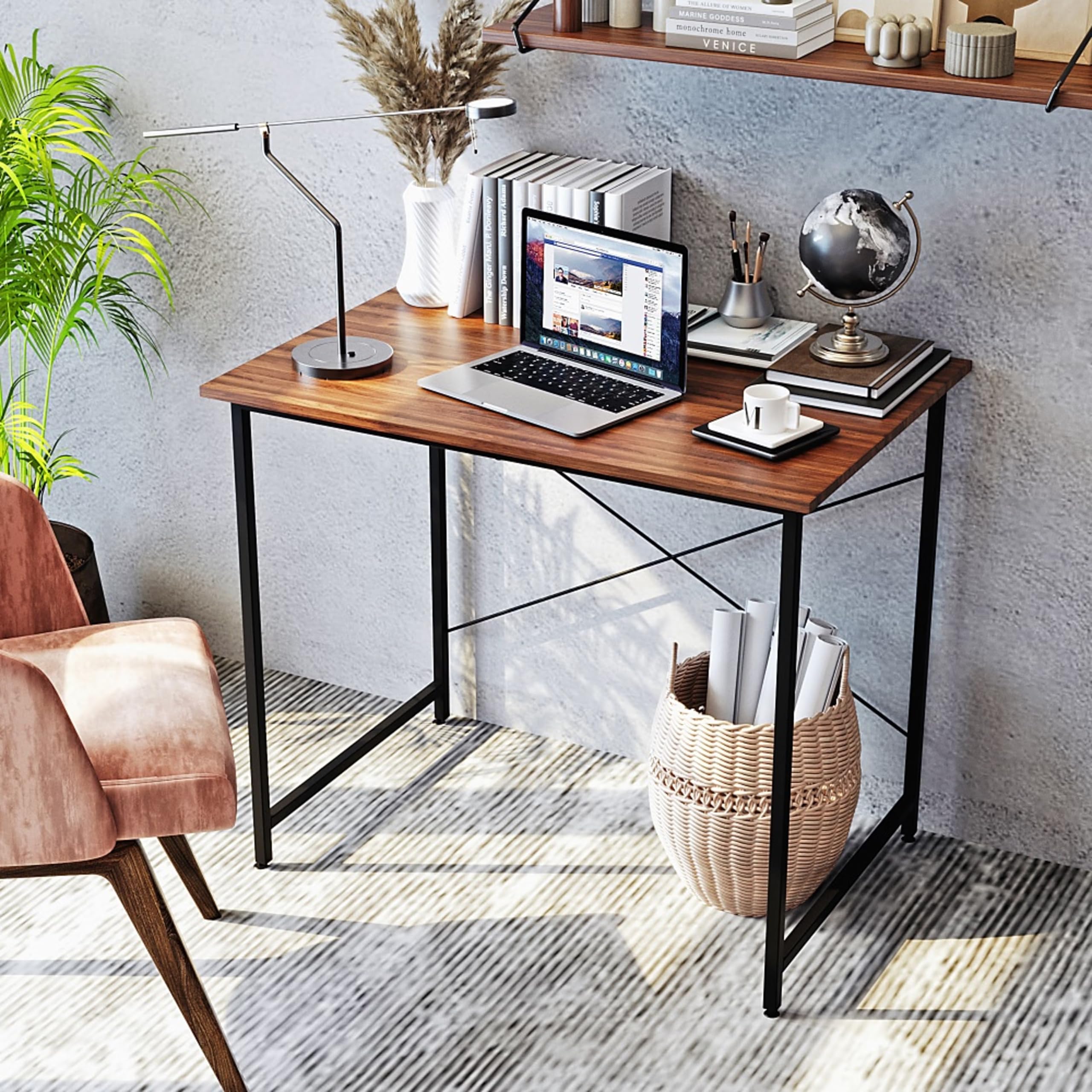 Wakefit Study Table | 1 Yr Warranty | Computer Table for Home Pc, Office Table for Home, Free Installation from Brand, Modern Wobble-Free & Durable Design, 18MM Panel for Extra Strength (Wiz - CW)