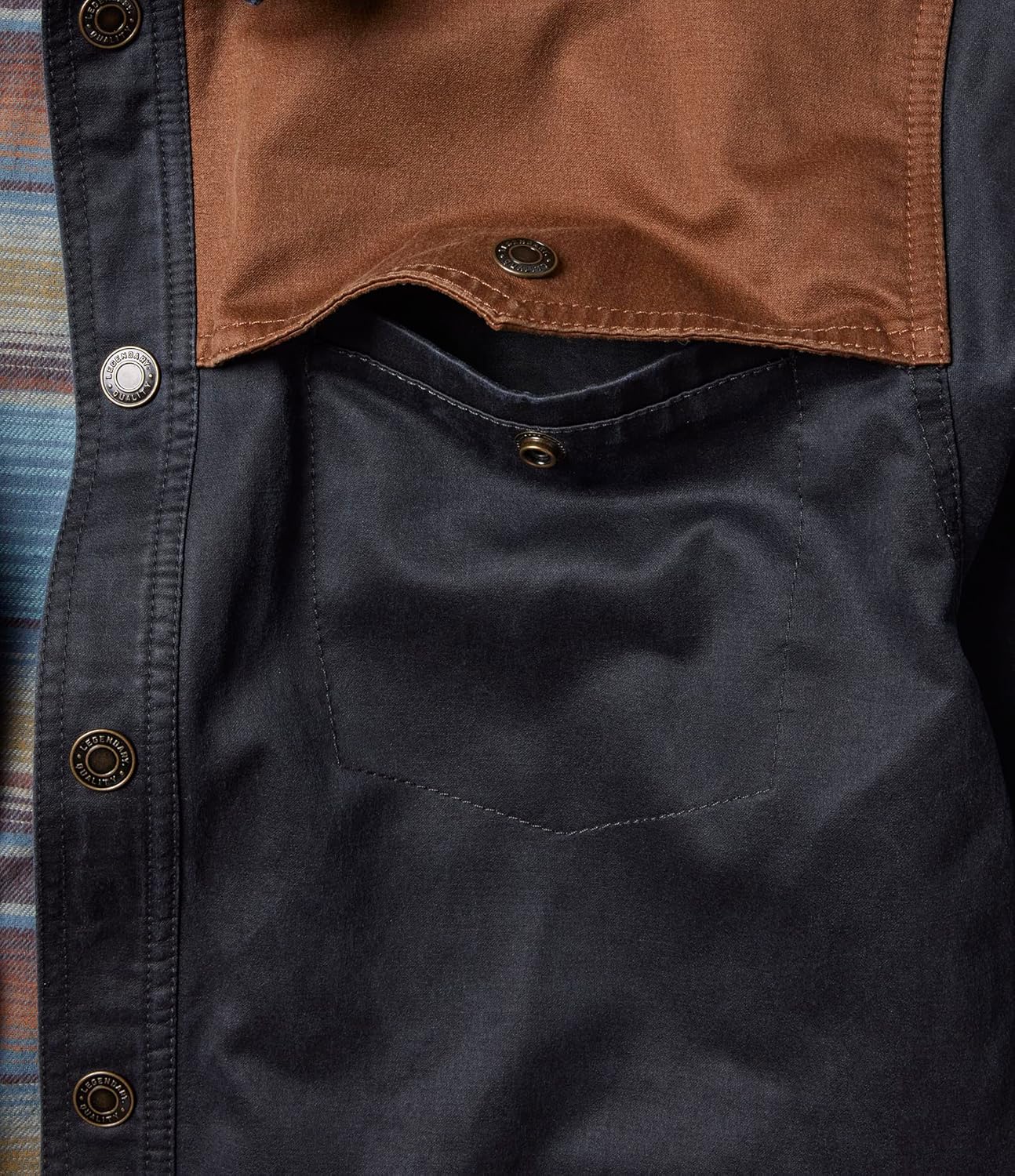 Legendary Whitetails mens Stockyards Lonestar Waxed Canvas Shirt Jacket - Image 5