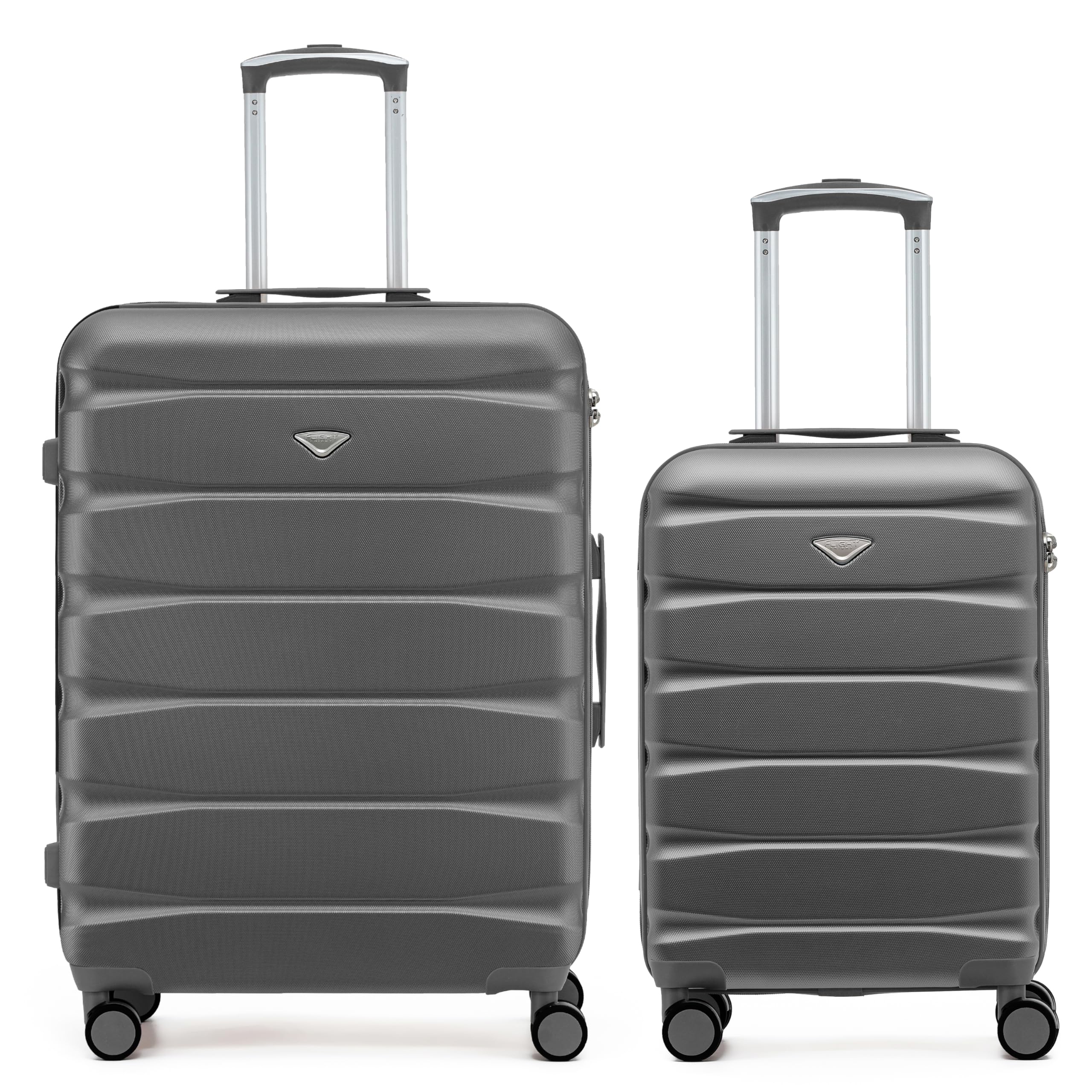 Flight Knight Underseat Cabin Suitcase 45x36x20cm | Free Hand Luggage for EasyJet & Wizz Air | Lightweight ABS Hard Shell with 8 Silent-Glide Spinner Wheels | Max Space Travel Bag — view 321