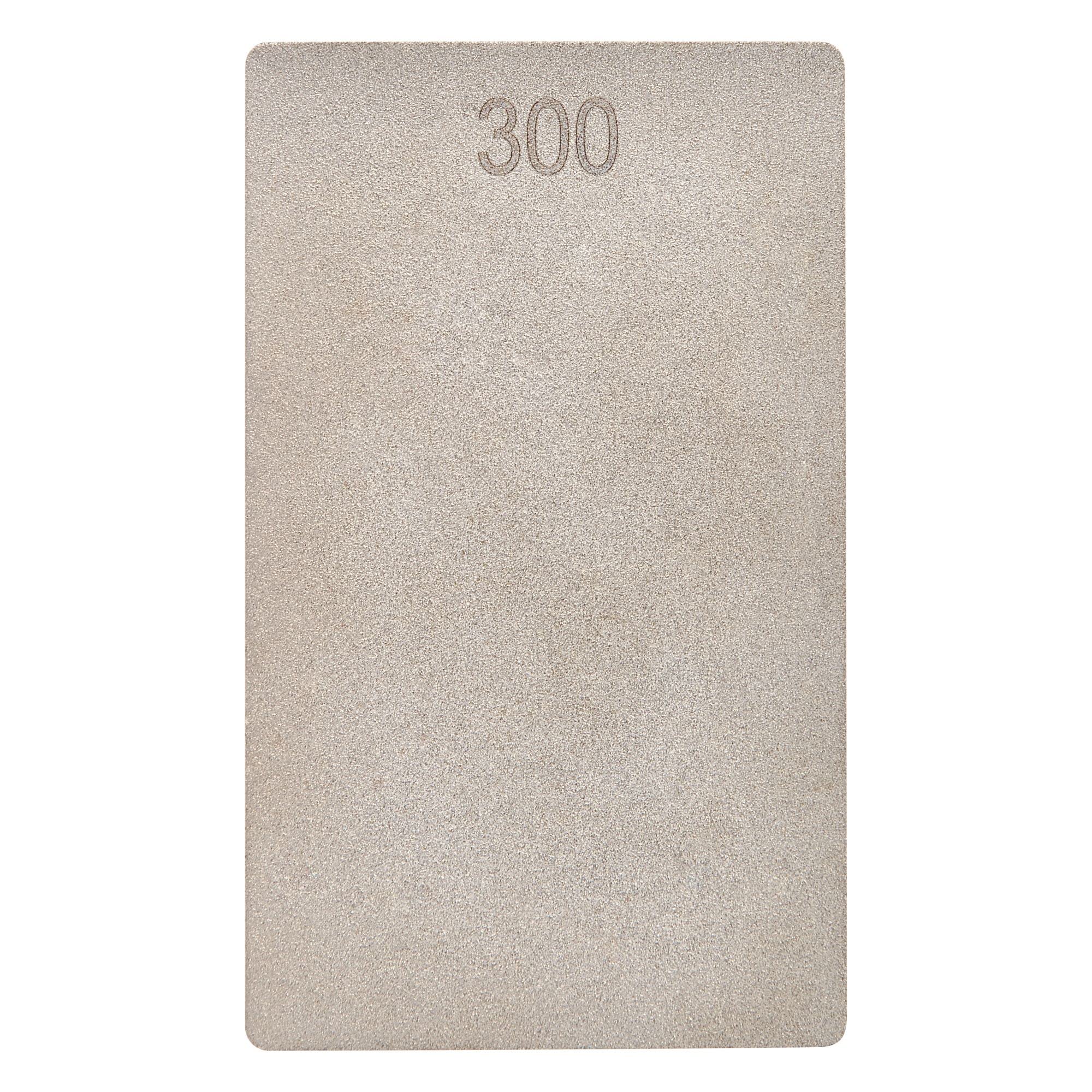 Trend Enterprises Trend 3-Inch Double-Sided Diamond Sharpening Stone, 180 & 300 Grit, Credit Card Sized Honing Stone with Storage Wallet, DWS/CC/CX