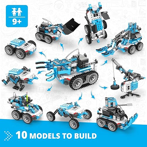 Miniatura 2 de Engino - Juguetes STEM de Inventor, GinoBot robotorizado, juguetes de construcción para niños de 9 años, juguetes de construcción STEM, proyectos