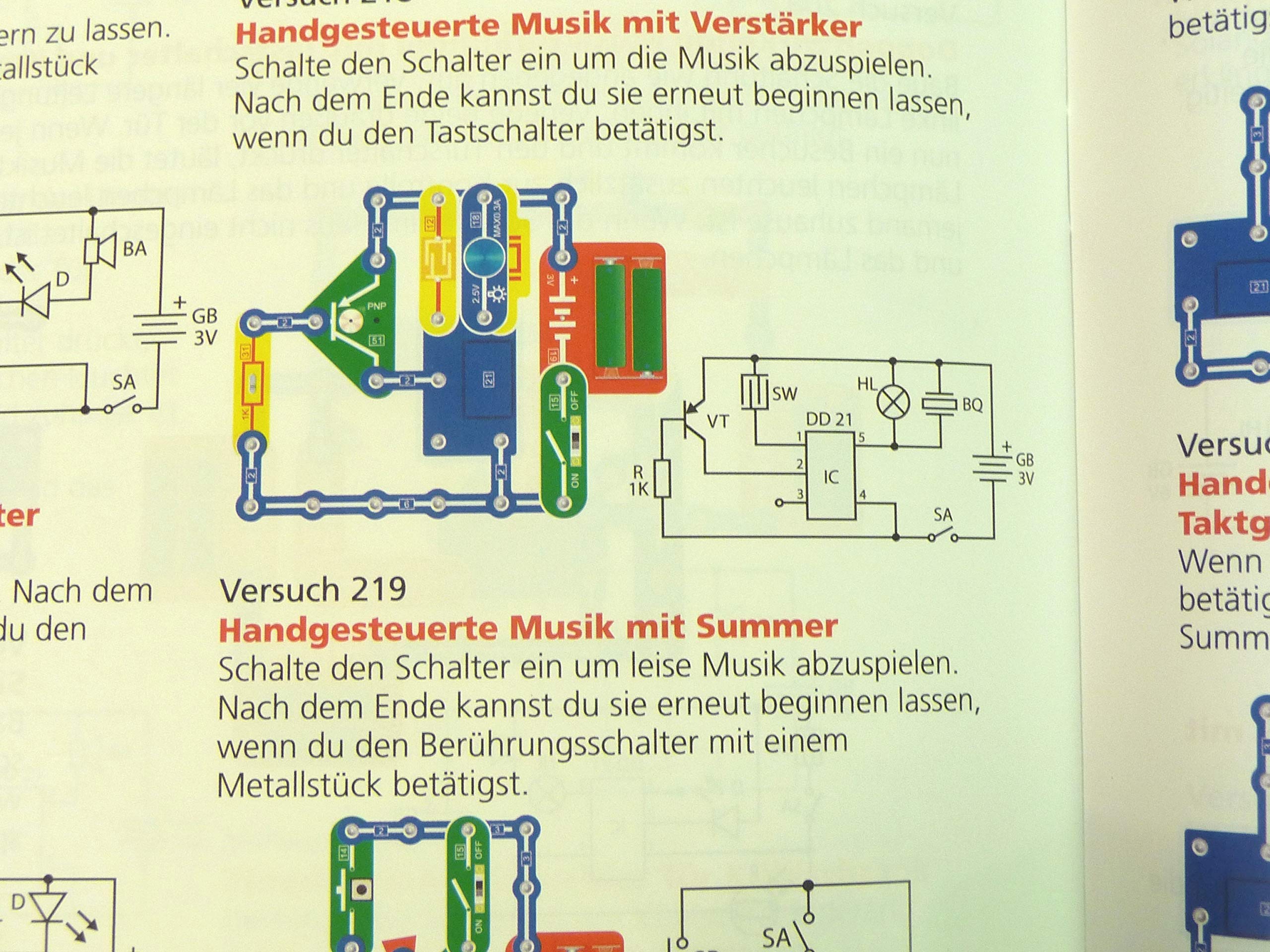 Elektronik Baukasten mit 244 Experimenten + deutsche Anleitung