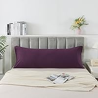 Vista 51 de H Household - Funda de almohada 100% algodón jersey - Ligera, cómoda, súper suave y transpirable, fundas de almohada tejidas en hilado con cierre