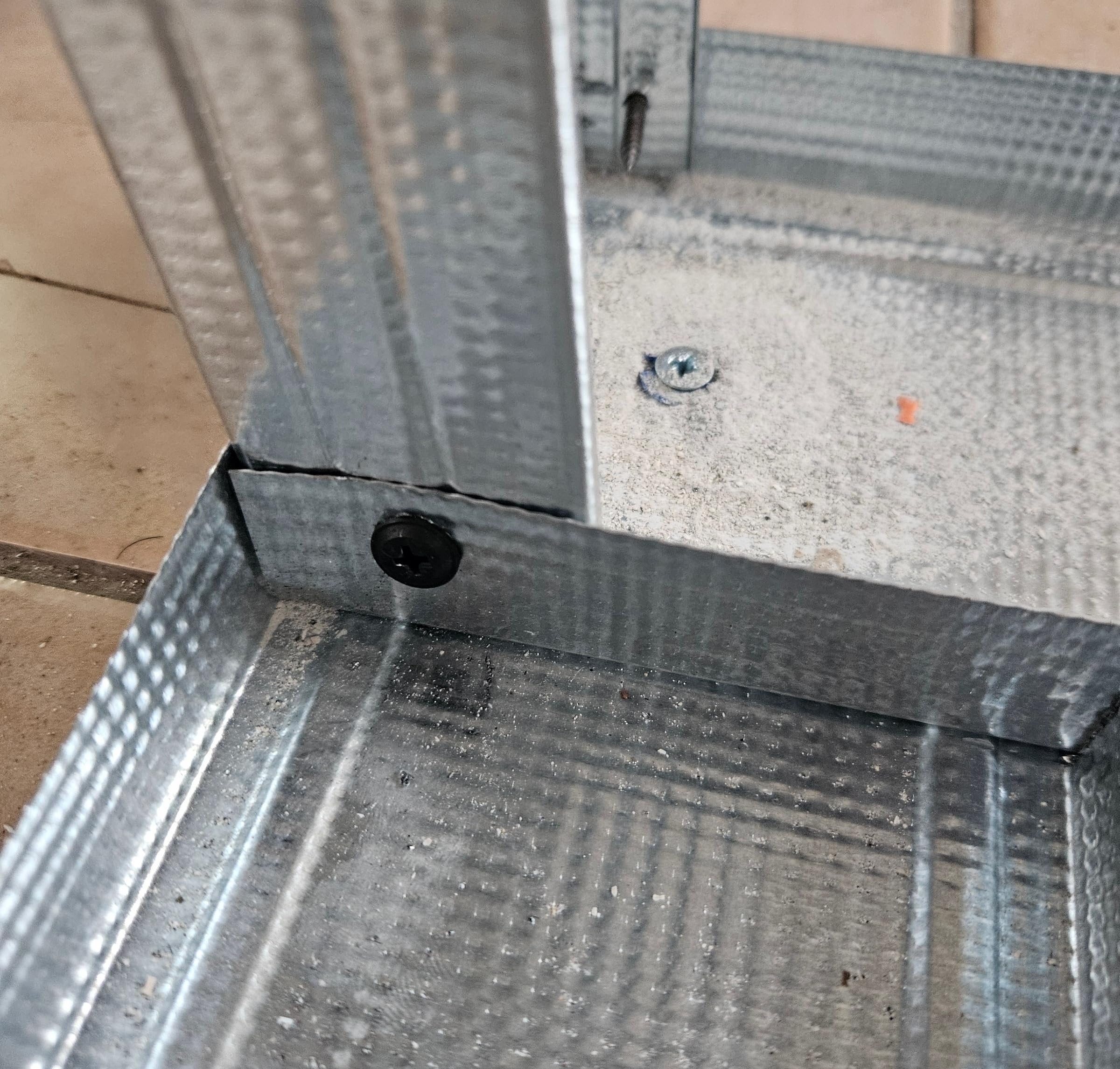 MIVOS Viti autofilettanti fosfatate nere - 25x3,5 mm - 200 pezzi - Viti di montaggio - per cartongesso, profili in acciaio - per cartongesso fibrato
