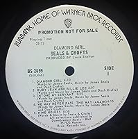 Vista 2 de SEALS & CROFTS DIAMOND GIRL disco de vinilo