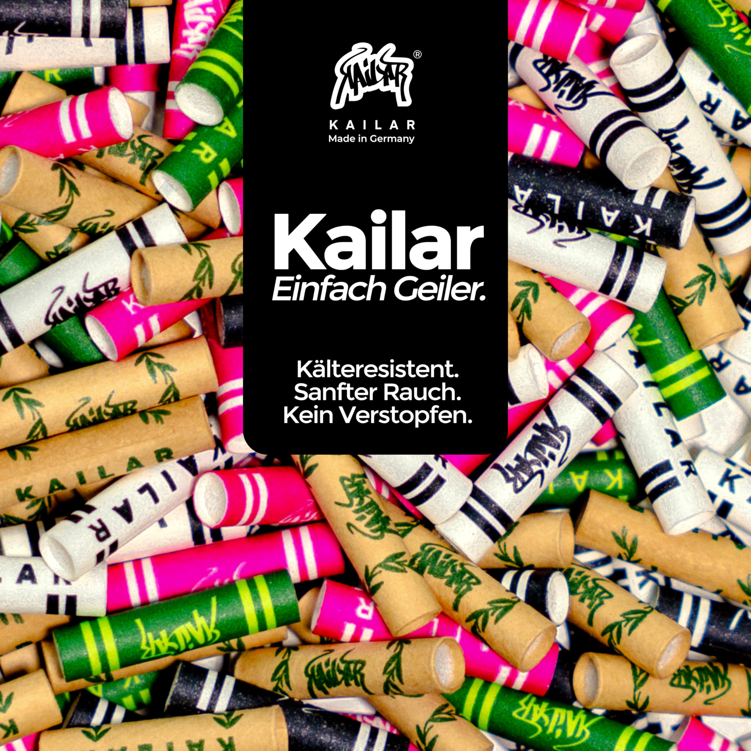 Kailar - Filtro de carbón activo de cristal sin blanquear, 825 unidades.