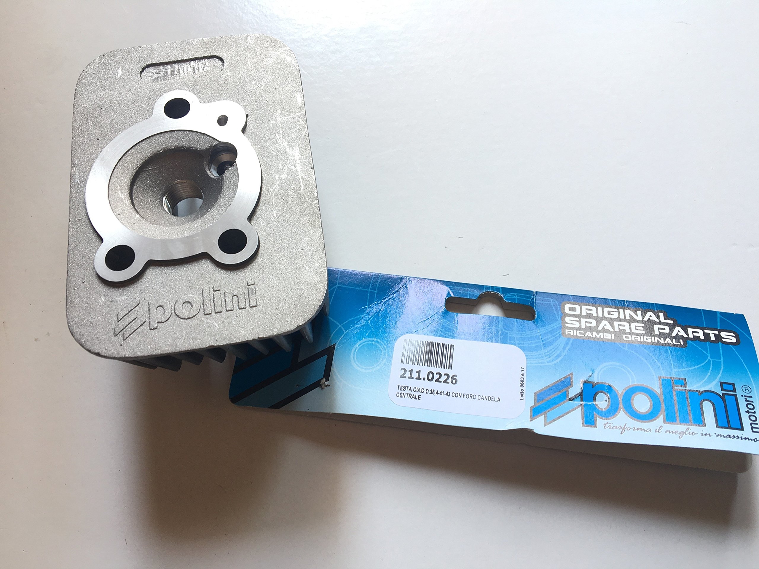 POLINI Zylinderkopf 63ccm 43mm für Piaggio, Vespa Ciao