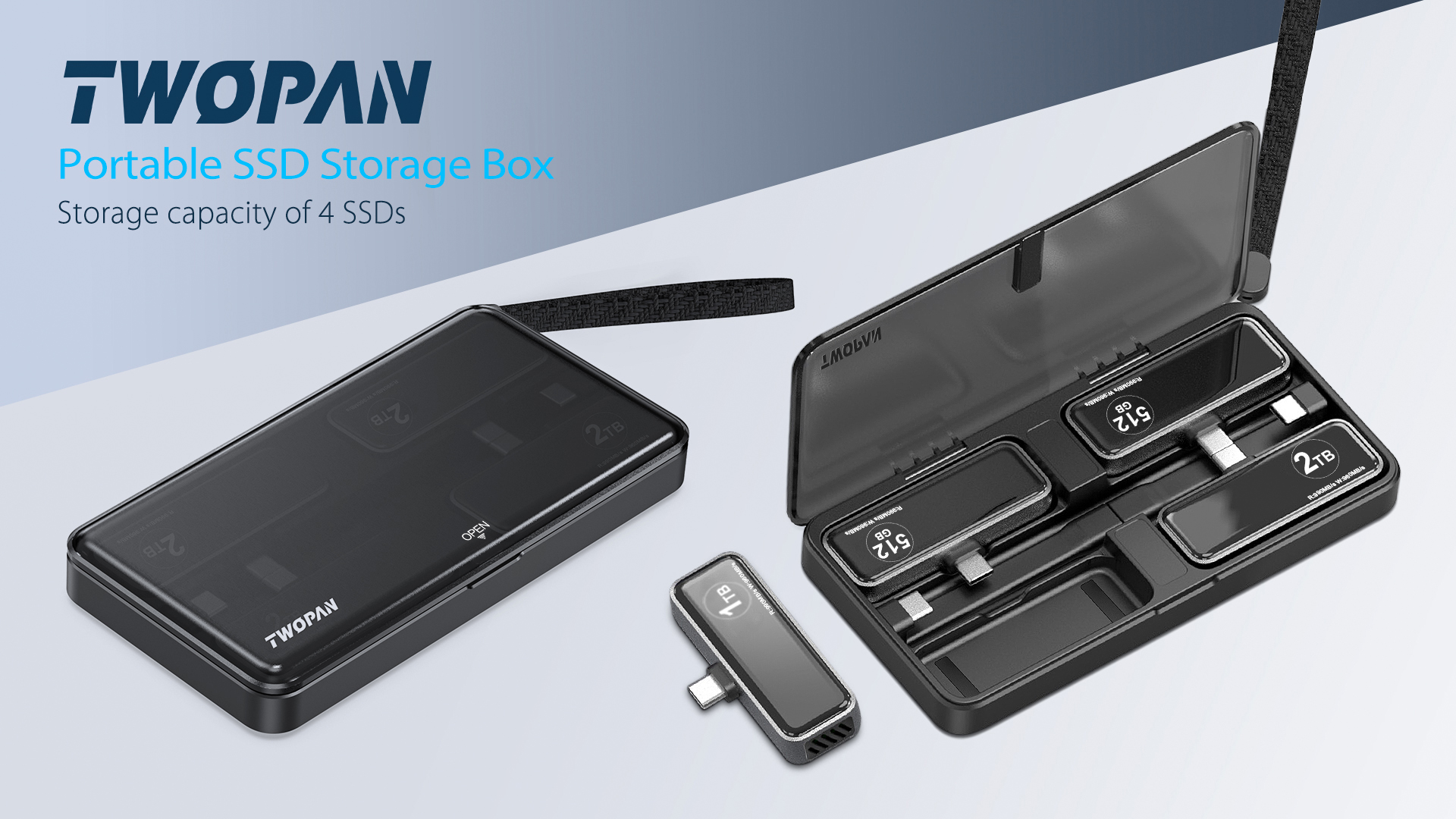 Amazon.com: TWOPAN Portable iPhone SSD Travel Case Protective