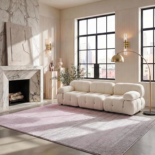 SAFAVIEH Area Rug 8x10 - Adirondack Collection - Large - Purple & Green, Modern Ombre Design, Non Shedding & Easy to Clean, Ideal for Living Room, Bedroom, Office, Dining Space (ADR113V)