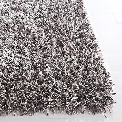 Miniatura 3 de Safavieh, tapete Shag New Orleans colección SG531-1313 hecha a mano, color beige y arena, 3pies por 5pies, Poliéster