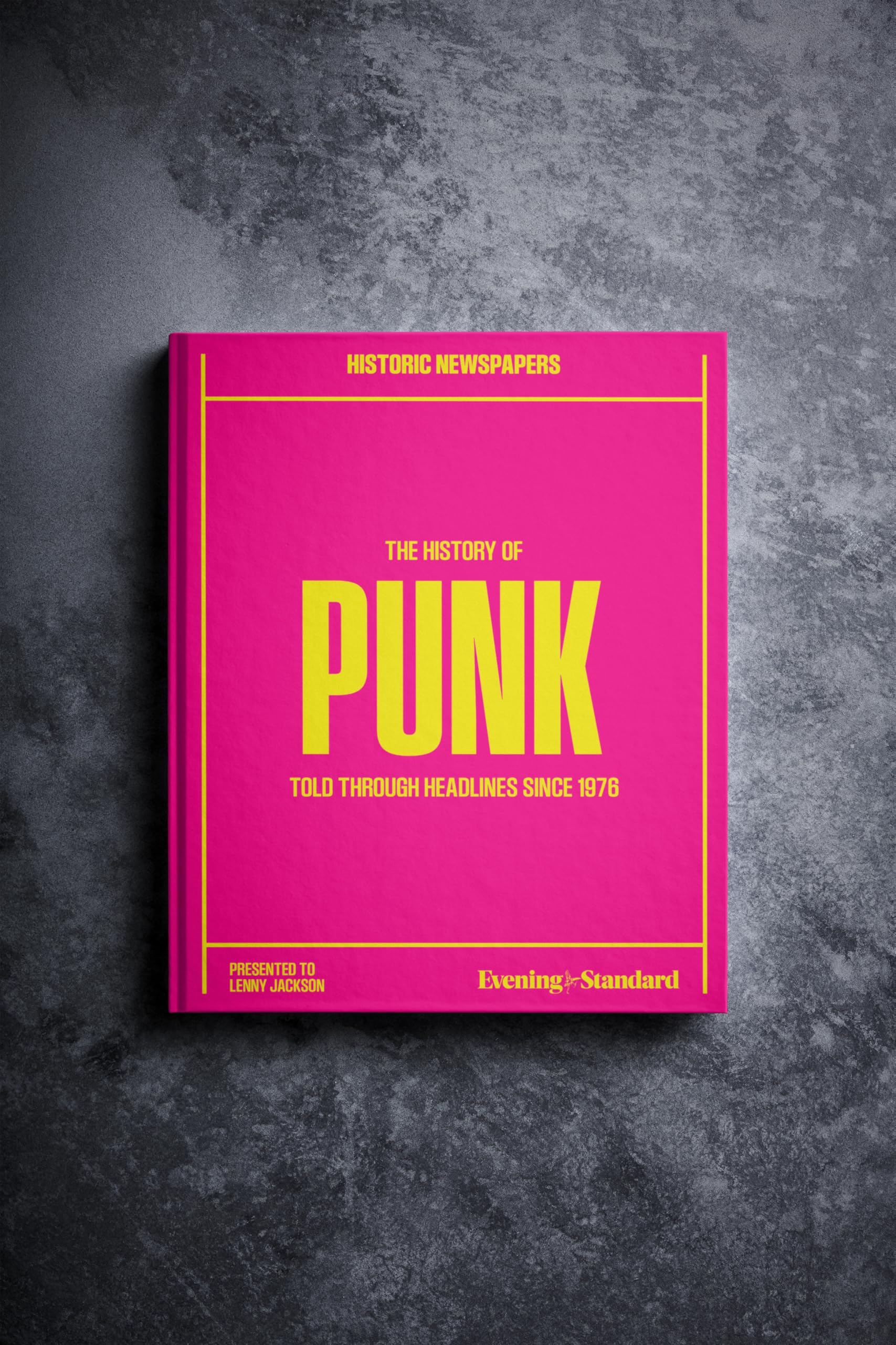 Historic Newspapers - Music Newspaper History Book, Icons and Legends of Music Gift - Keepsake Books - for Music Lovers (Punk)