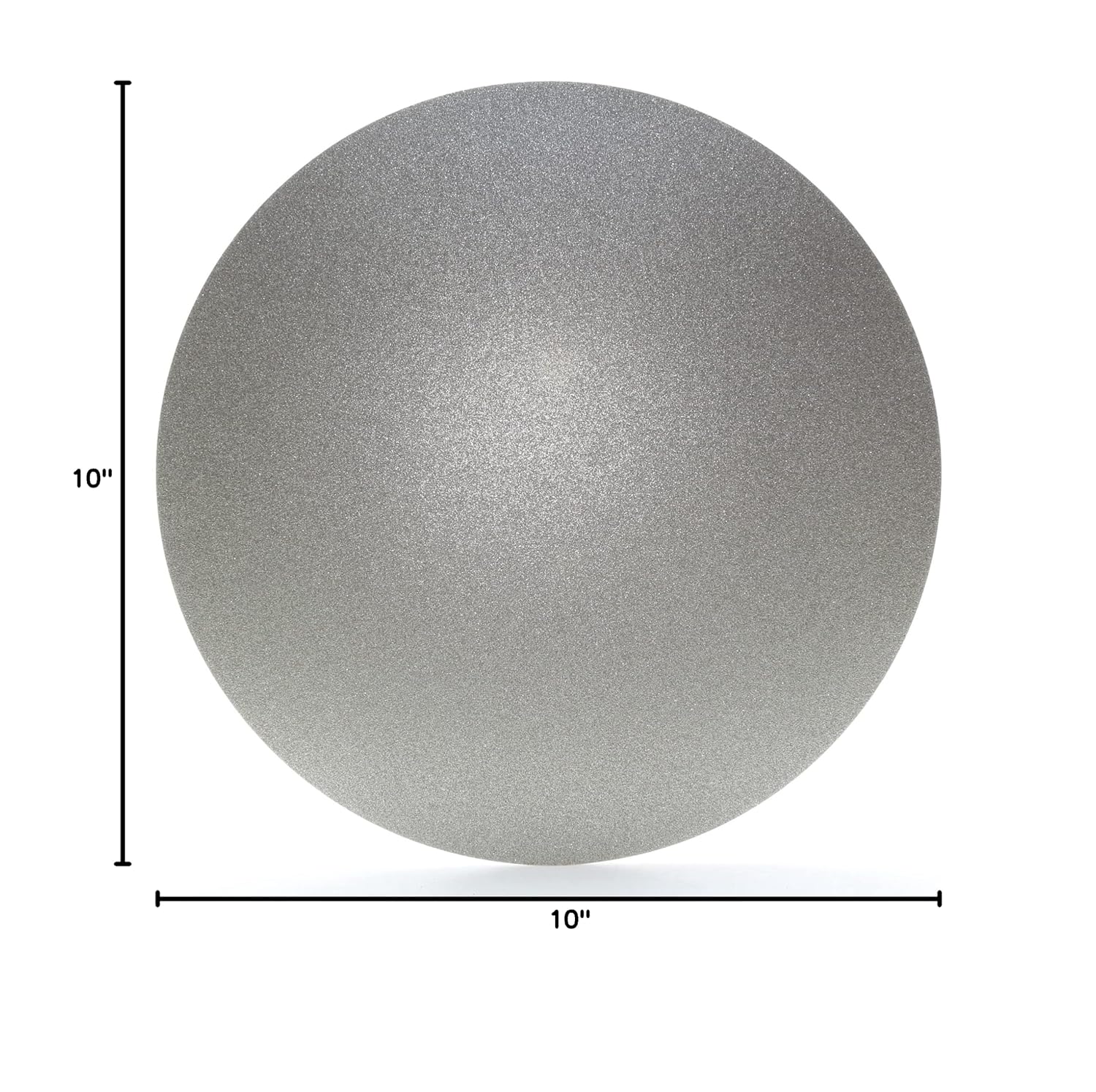 ILOVETOOL NO Center Hole 10" inch Grit 180 Diamond Grinding Disc Abrasive Wheels (180 Grit)