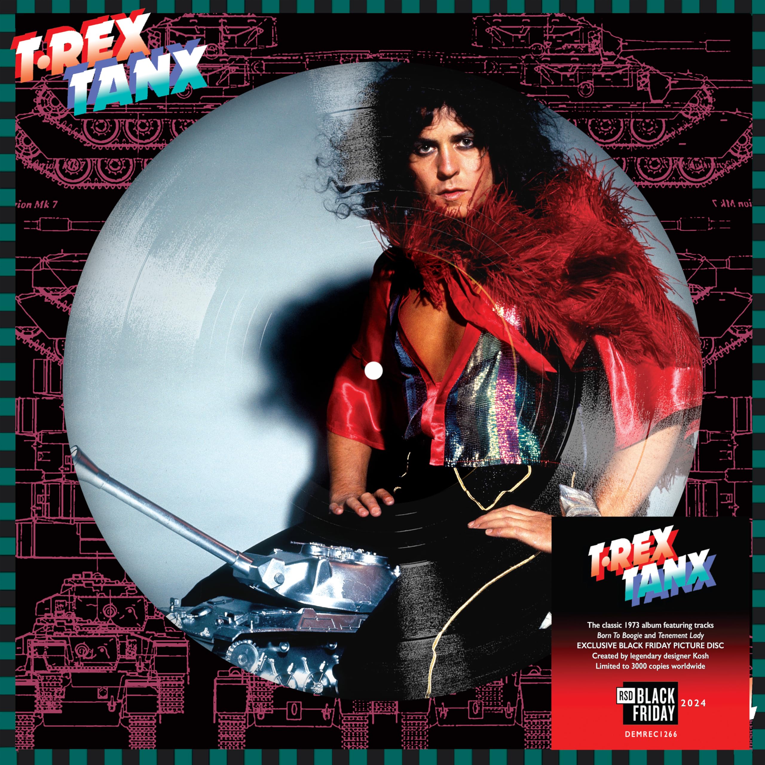 T. Rex: Tanx Picture Disc RSD Black Friday 2024 [VINYL]