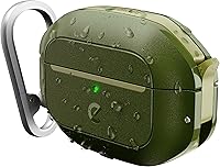 Vista 9 de Keybudz Funda para AirPods Pro 2 con Candado - Funda Completamente Impermeable para AirPods Pro 2da Generación - Llavero, Protección Resistente