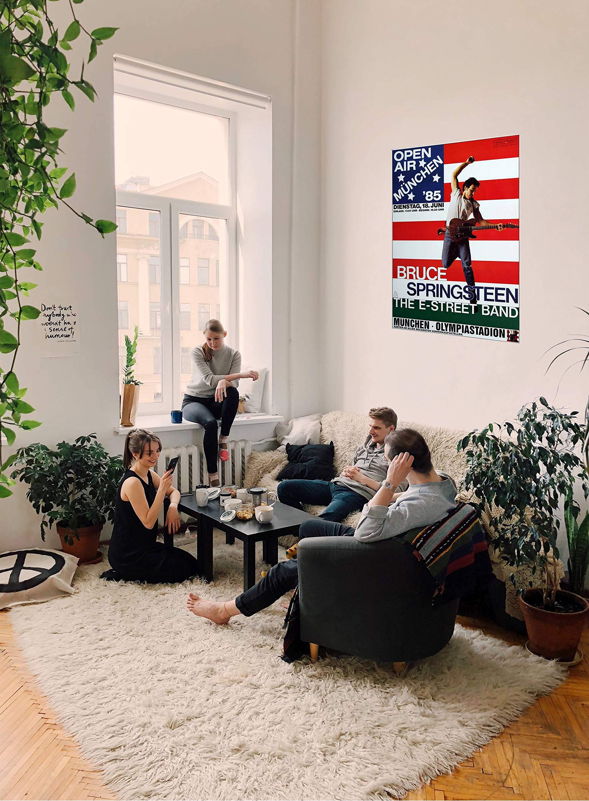 Bruce Springsteen - Born in The USA, München 1985 » Konzertplakat/Premium Poster | Live Konzert Veranstaltung | DIN A1 «